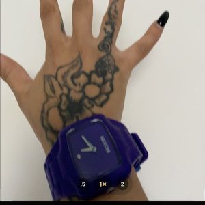 Nixon purple watch